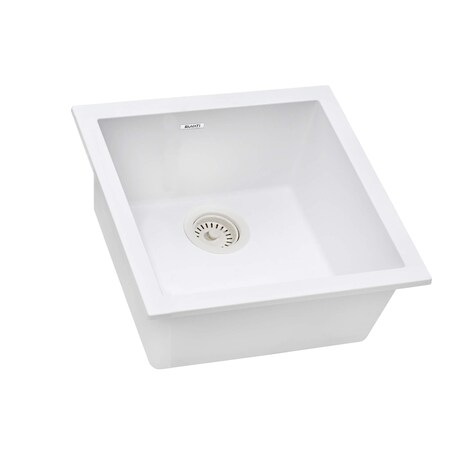 Ruvati Sink, Granite Composite, 17.25" W x 17.25" L x RVG2018WH